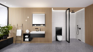 Geberit ONE bathroom series with Geberit Monolith