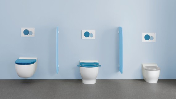Geberit Bambini Rimfree® WC ceramic appliances