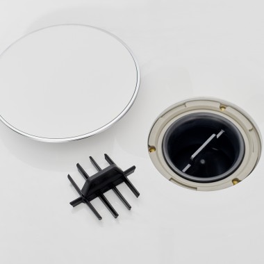 Geberit Nemea shower tray with integrated Geberit comb insert Geberit Nemea shower tray with integrated Geberit comb insert