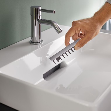 Geberit ONE lay-on washbasin with CleanDrain outlet