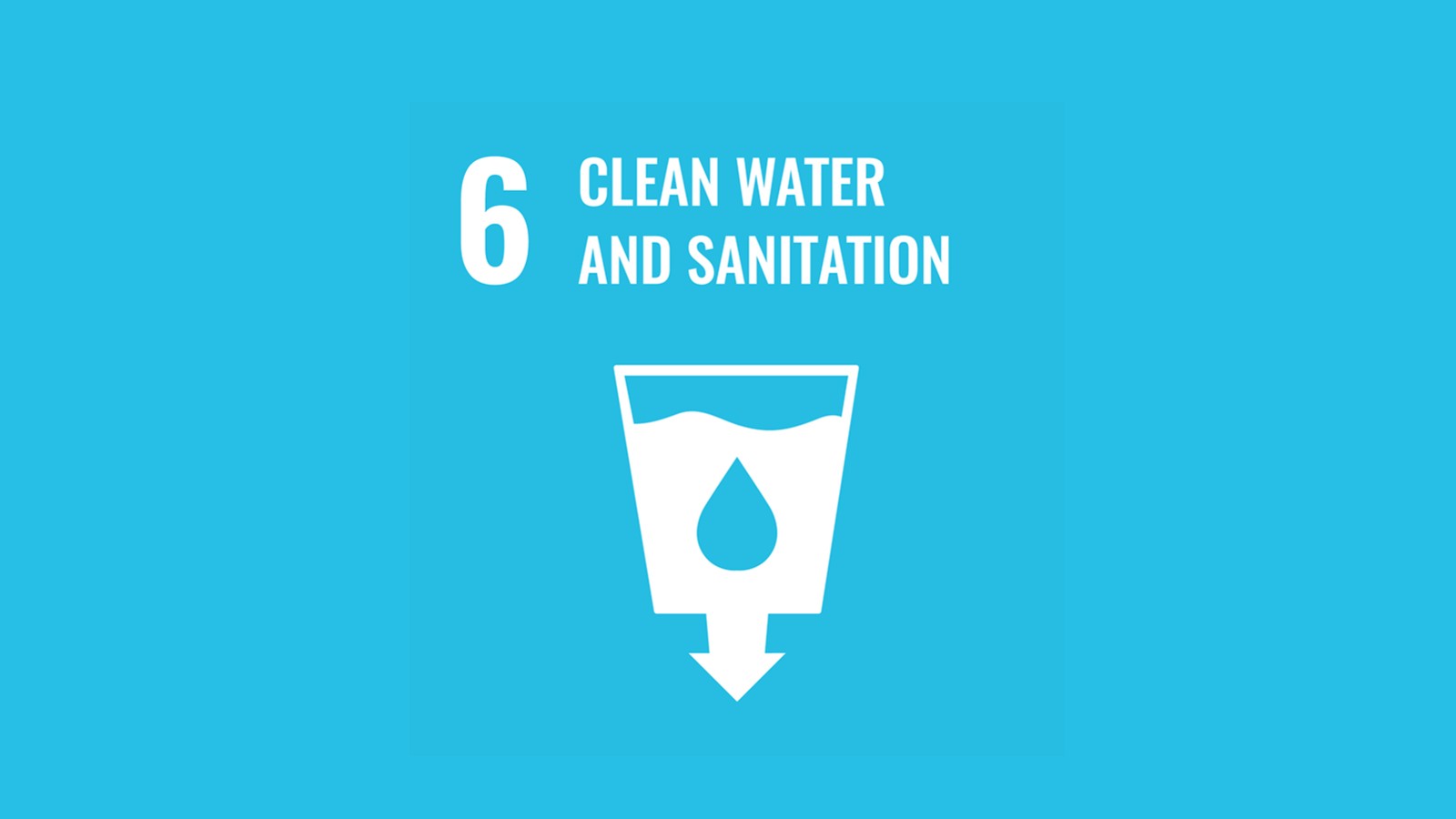 United Nations Goal 6 "Clean Water and Sanitation"