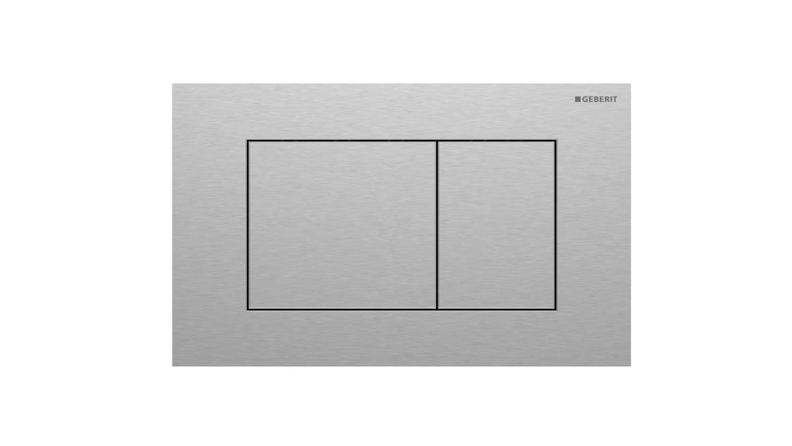 Geberit Sigma40 square, stainless steel