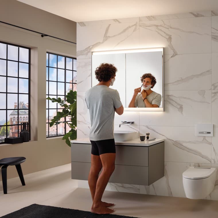 Neutral white offers a balanced mix of nature and clarity and is particularly suitable for everyday use in the washbasin area Neutral white offers a balanced mix of nature and clarity and is particularly suitable for everyday use in the washbasin area