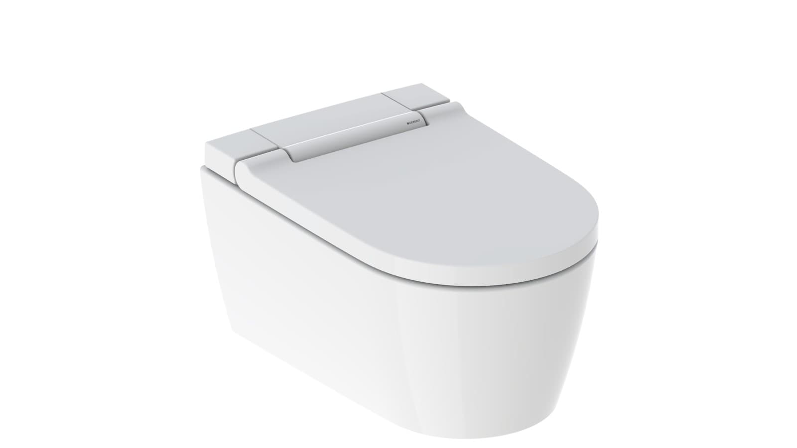 AquaClean Sela with white alpine design cover AquaClean Sela with white alpine design cover