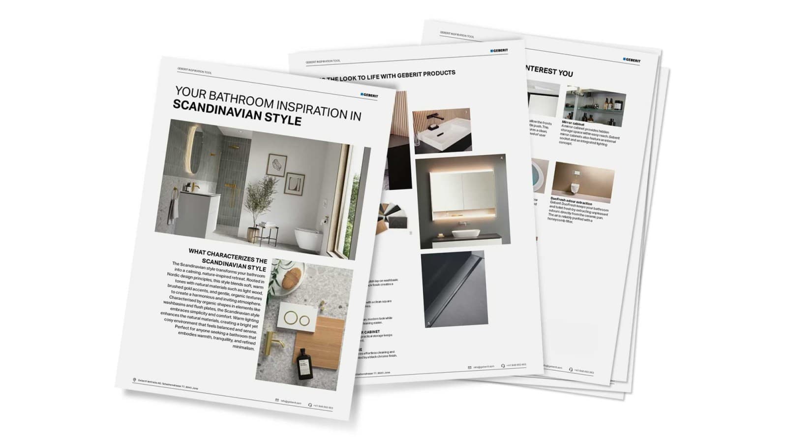 Summary of the Geberit Inspiration Tool