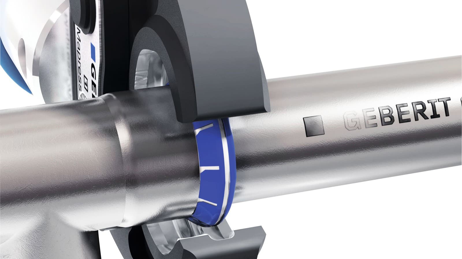 Precise jaw guide for reliable pressing