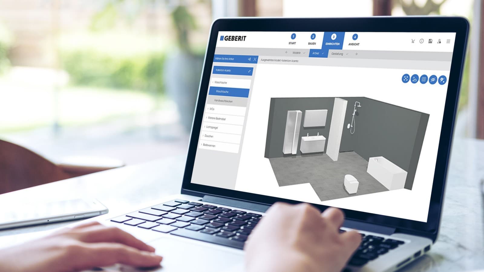 Plan your bathroom with the 3D Bathroom Planner
