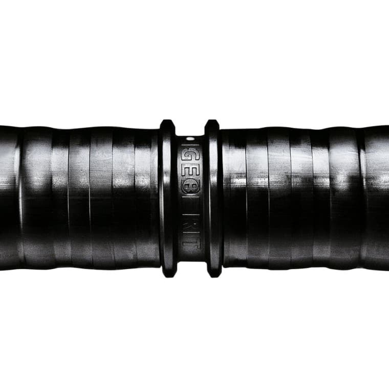 Geberit Mepla system pipe and fitting, pressed. The point of no return. Geberit Mepla system pipe and fitting, pressed. The point of no return.